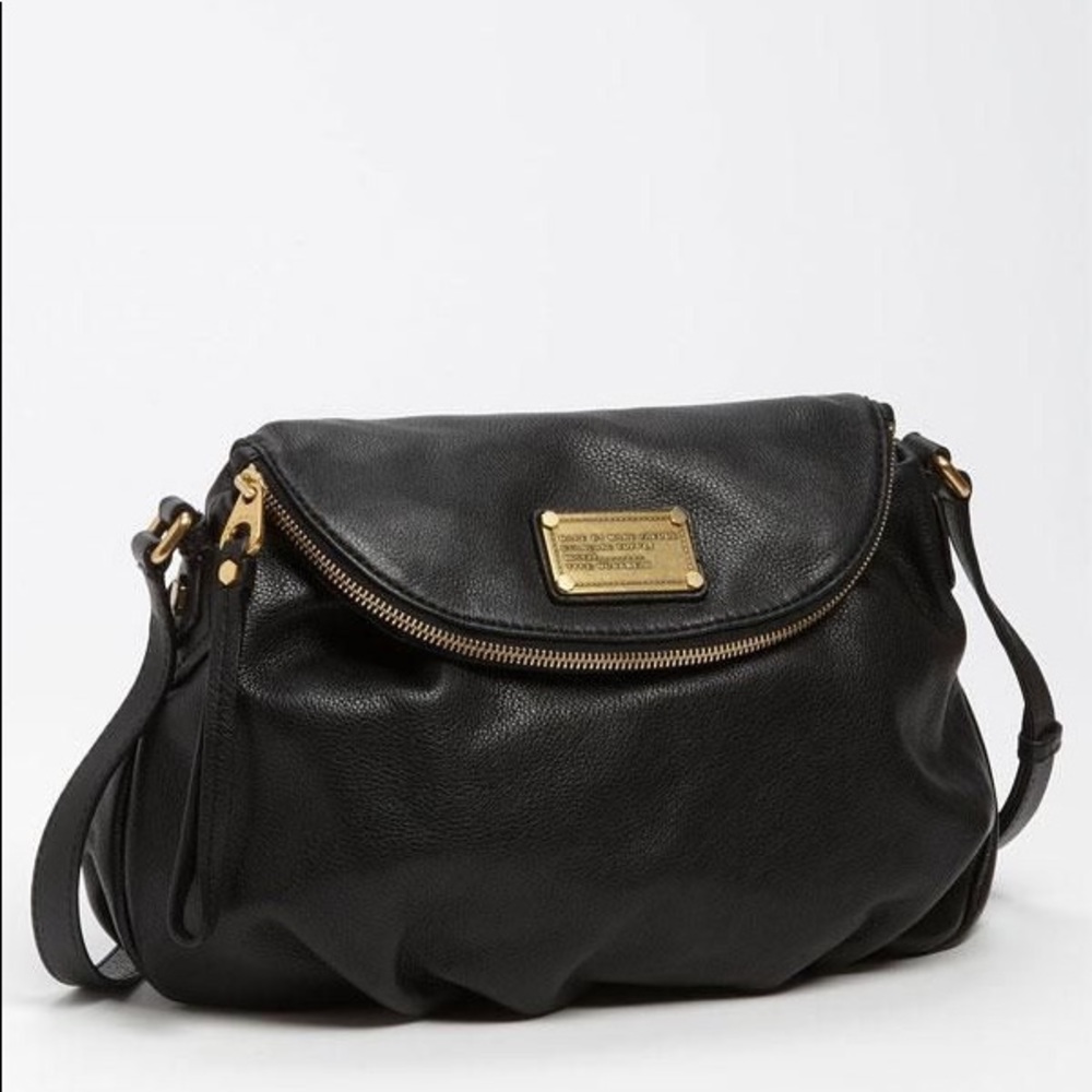 Marc Jacobs Black Crossbody Leather Bag Q Natasha great condition